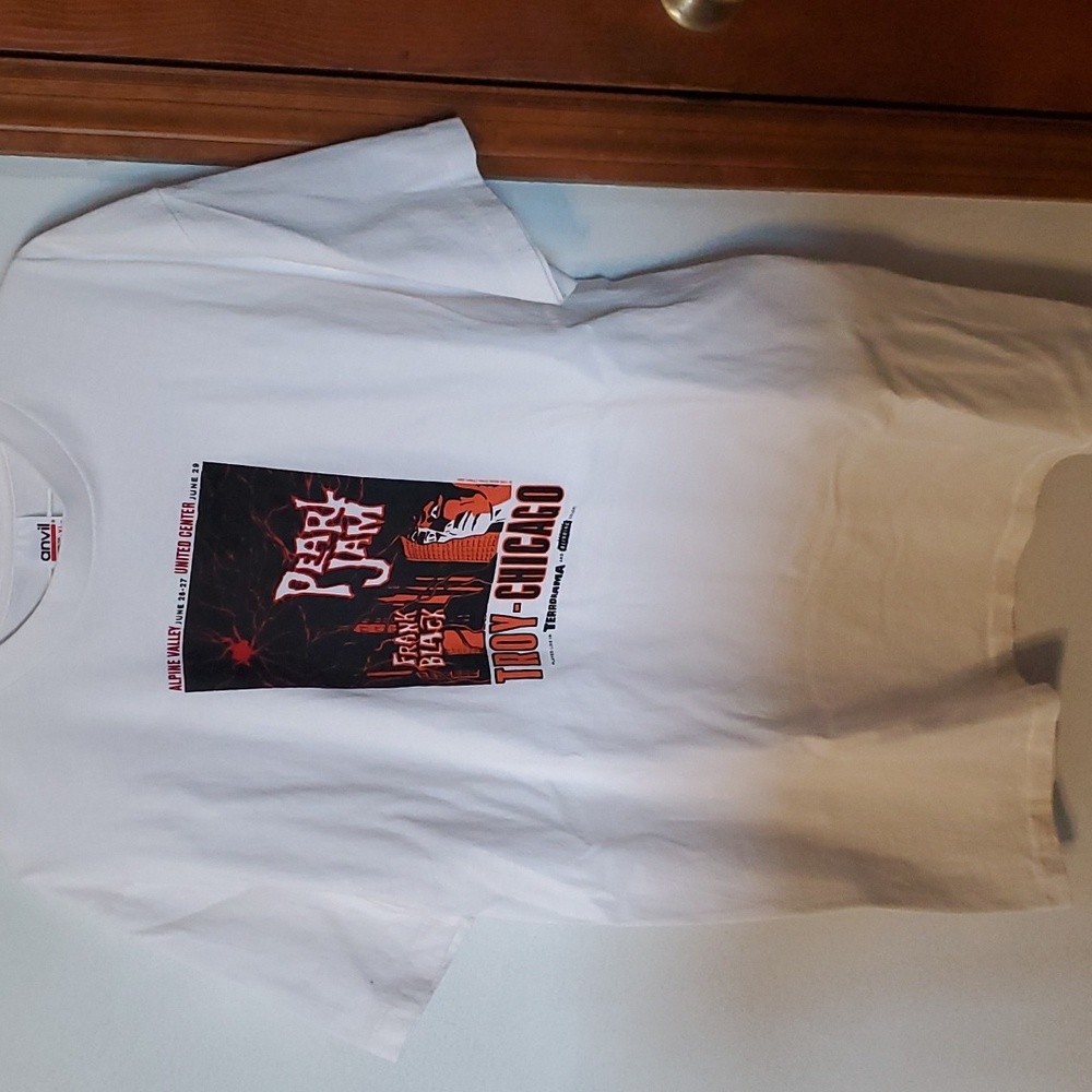 1999 Pearl Jam Frank Black Alpine Valley Shirt Anvil Size XL